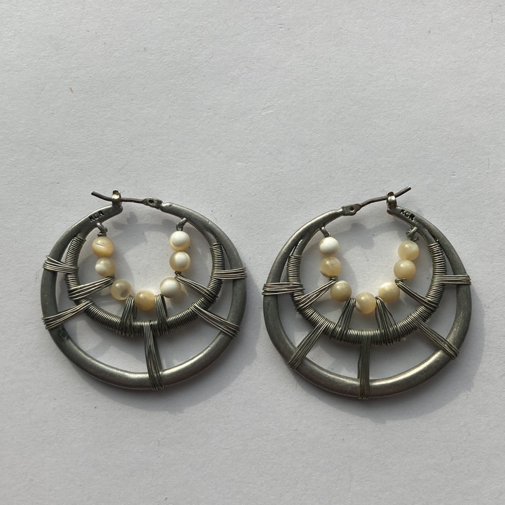 Kenneth Cole hoop earrings
